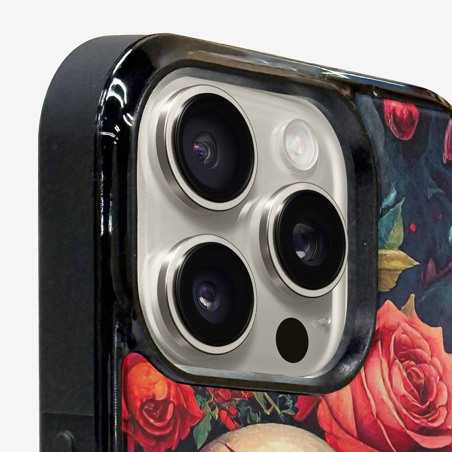 iPhone 16 Pro Case — Skulls And Rosesmelting Skulls A Agl, Custom Phone Case