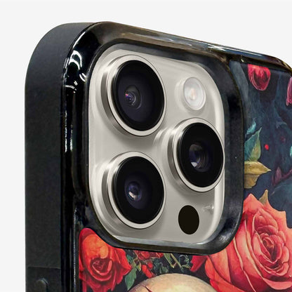 iPhone 16 Pro Case — Skulls And Rosesmelting Skulls A Agl, Custom Phone Case