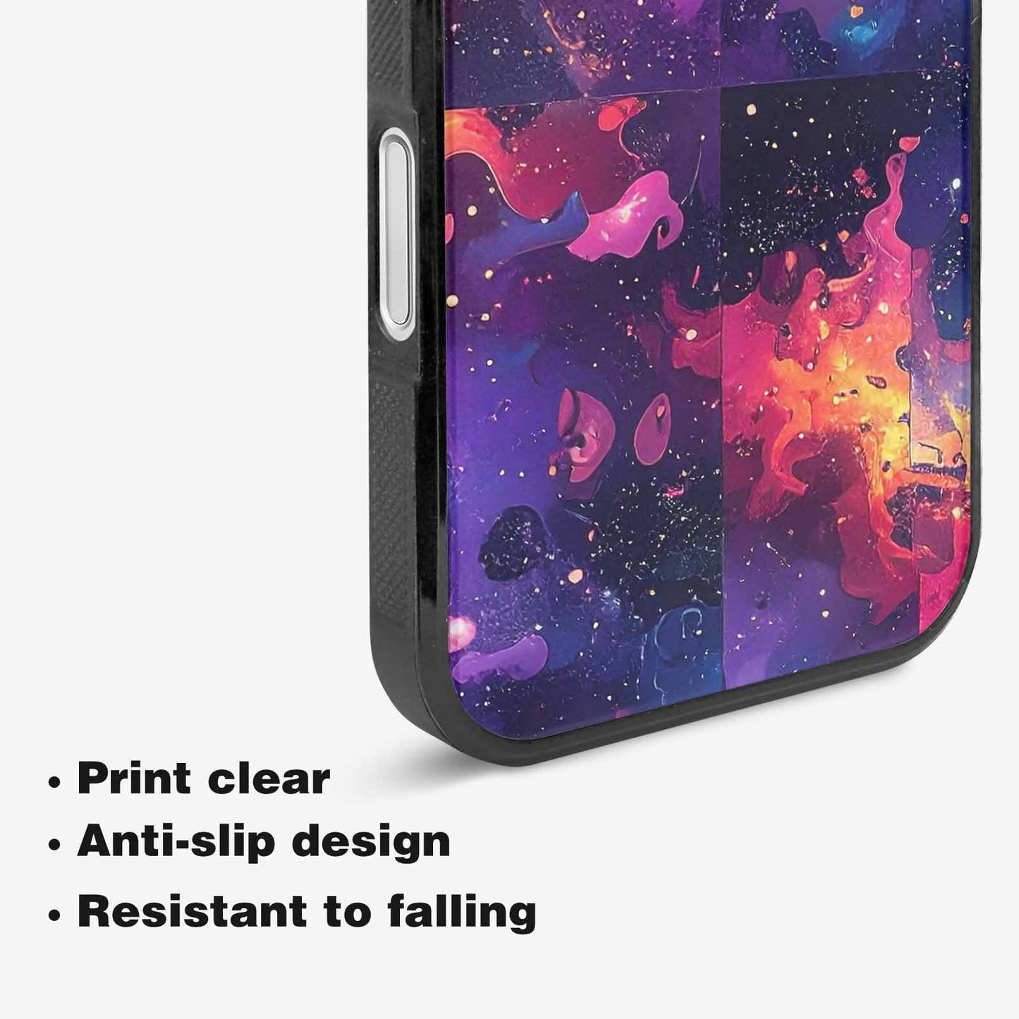 iPhone 16 Case — Cosmic Creature And Object Mashup Pattern, Original Design Phone Case