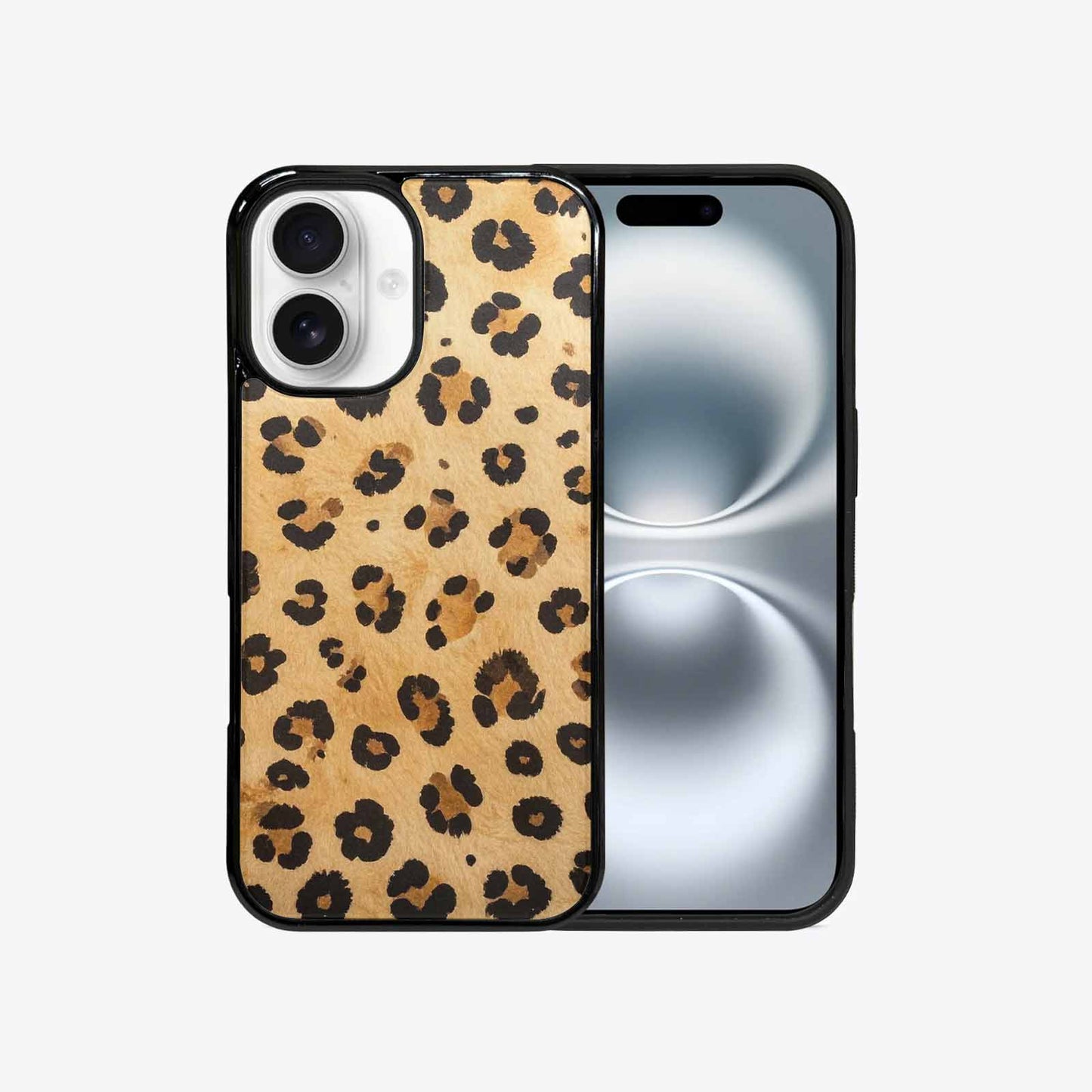 iPhone 16 Case — Cheetah Print Sandy Tan Base With, Custom Print Case Cover