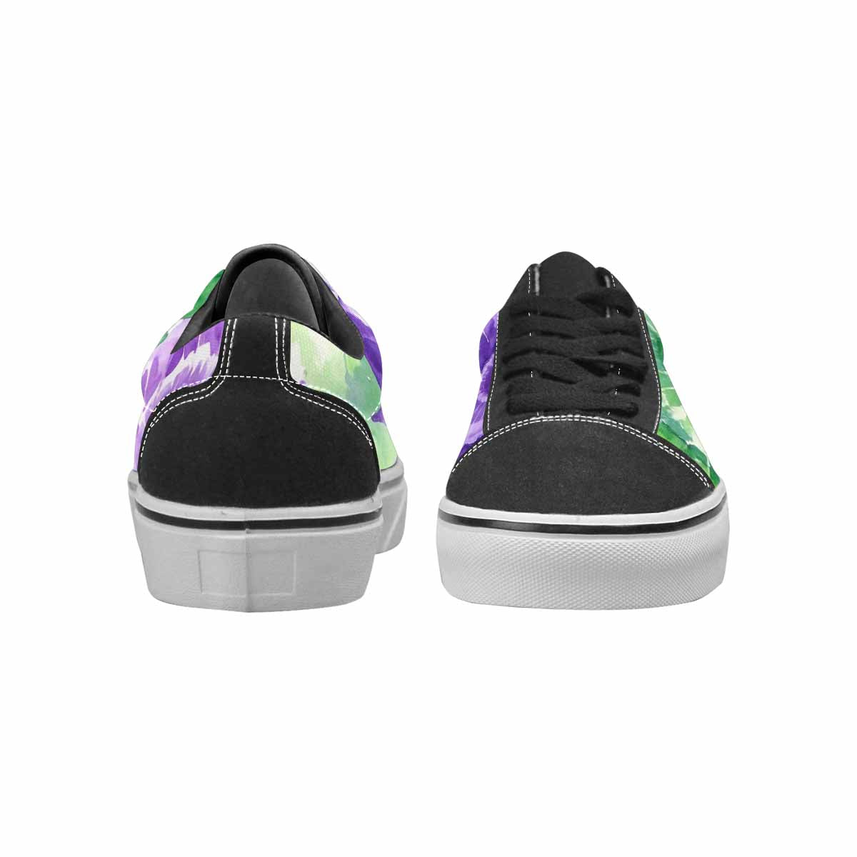 WOMEN'S Tie Dye - Canvas Lace-Up Vibrant Chaos Shoes