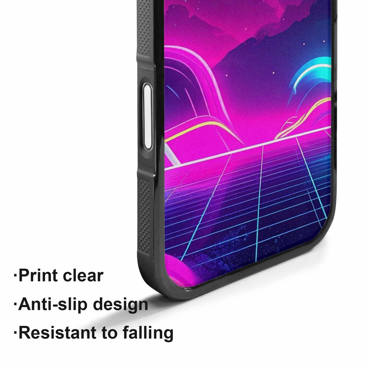 iPhone 17 Case — Neon Cartoon Art Pattern Retro Vintage, Custom Made Phone Cover