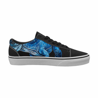 WOMEN'S Dinosaur Burst Lace-Up Canvas Kaleidoscope Sneakers