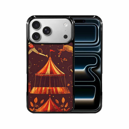 iPhone 17 Pro Max Case — Vintage Circus Art Pattern Retro Vintage, Original Design Phone Case