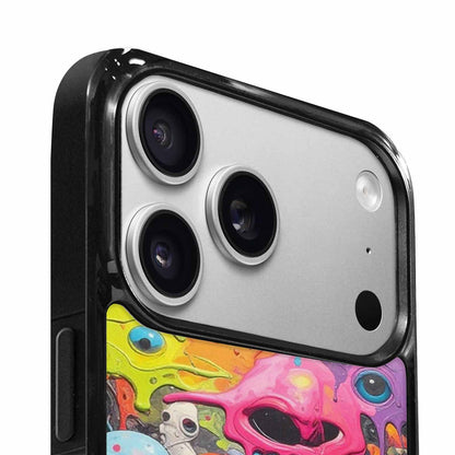 iPhone 17 Pro Case — Aliens Camomelting Aliens Patt Alien Scifi, Custom Art Phone Cover