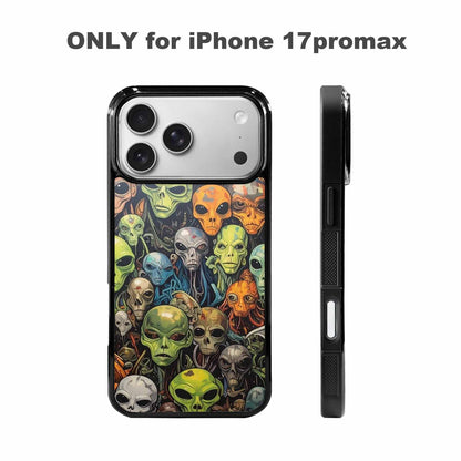 iPhone 17 Pro Max Case — Aliens Camo Aliens Alien Scifi, Custom Art Phone Cover