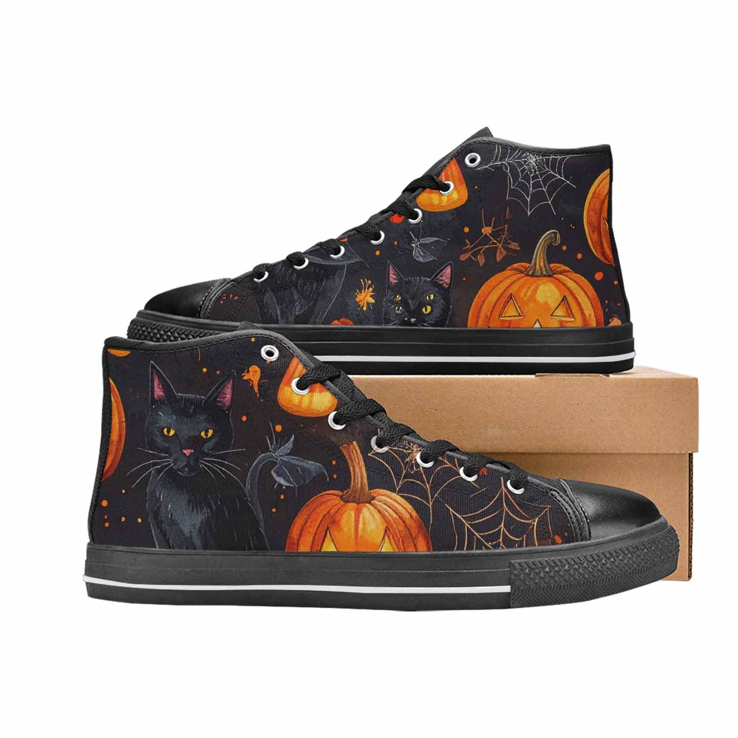 WOMEN'S Halloween High Top Canvas Y2K Sneakers
