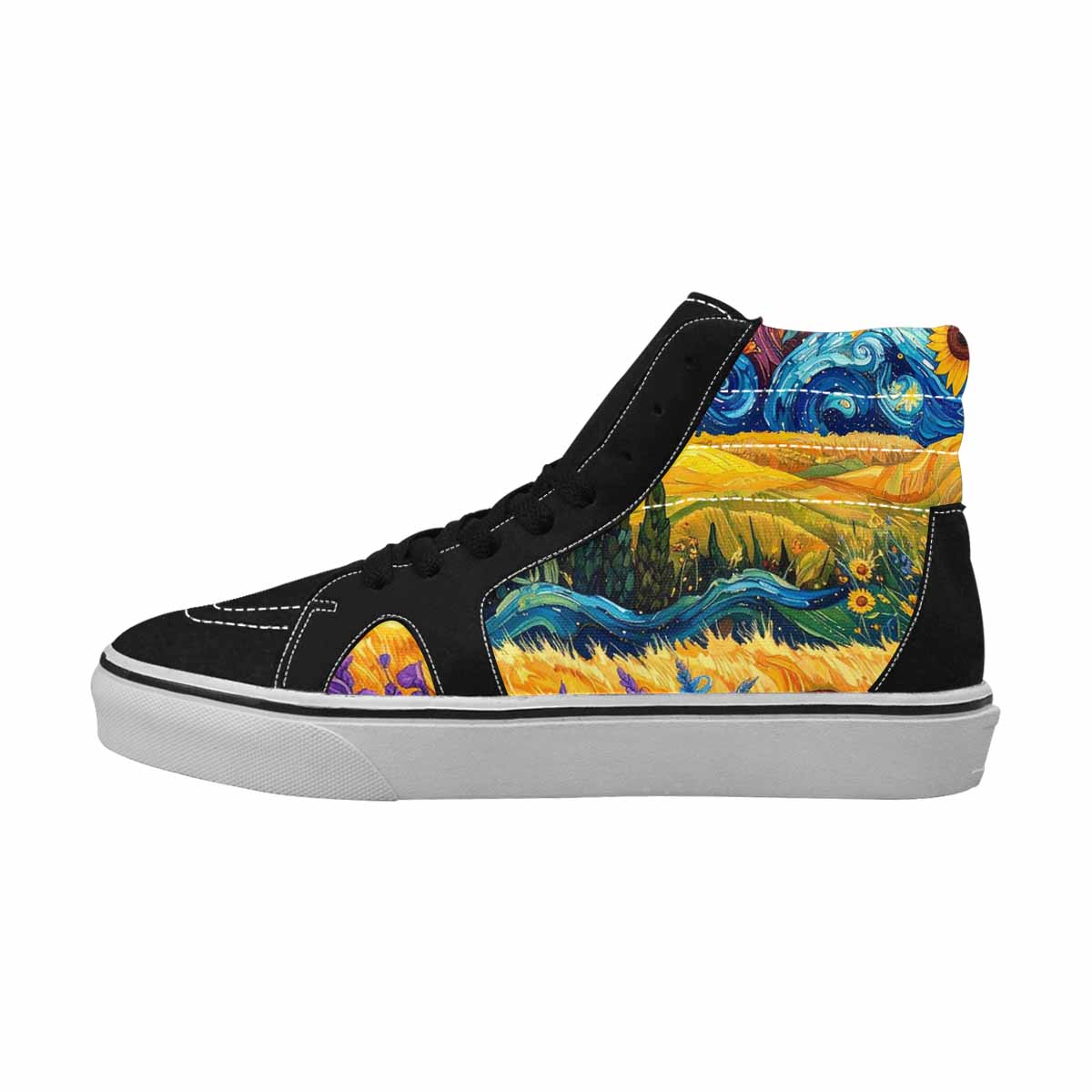 MEN'S Blend All Versions High Top Canvas Grunge Custom Shoes