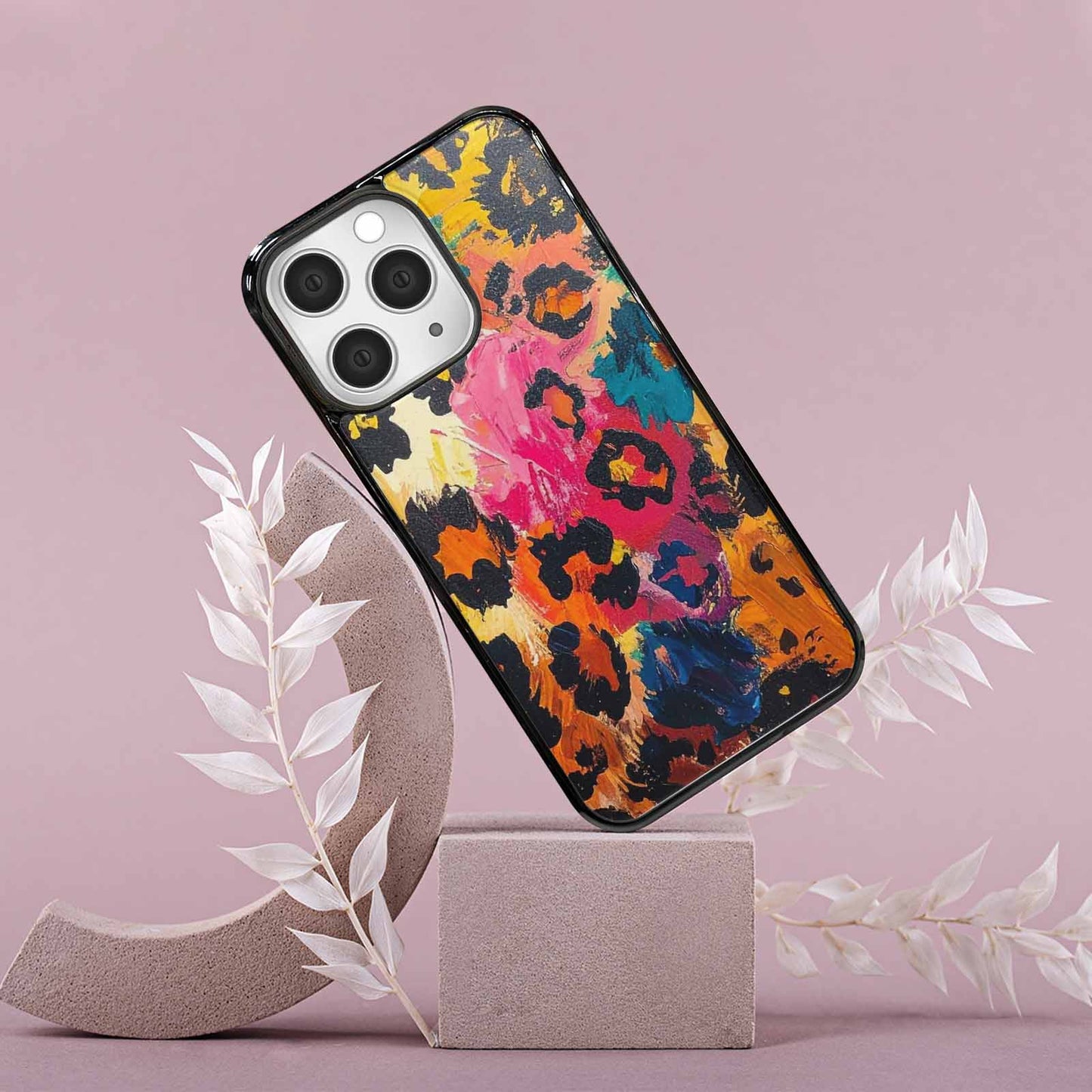 iPhone 15 Pro Max Case — Full Color Vibrant Animal Print Animal, Personalized Phone Case