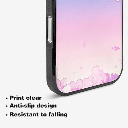 iPhone 16 Case — Anime Cherry Blossom Custom, Custom Print Case Cover