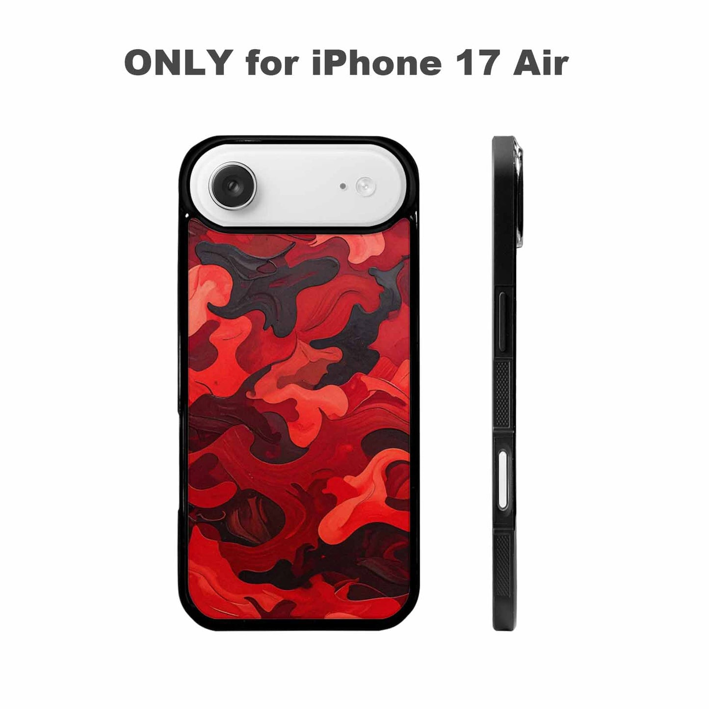 iPhone 17 Air Case — Small Military Camouflage Blotch Pattern Camo, Unique Phone Case Design