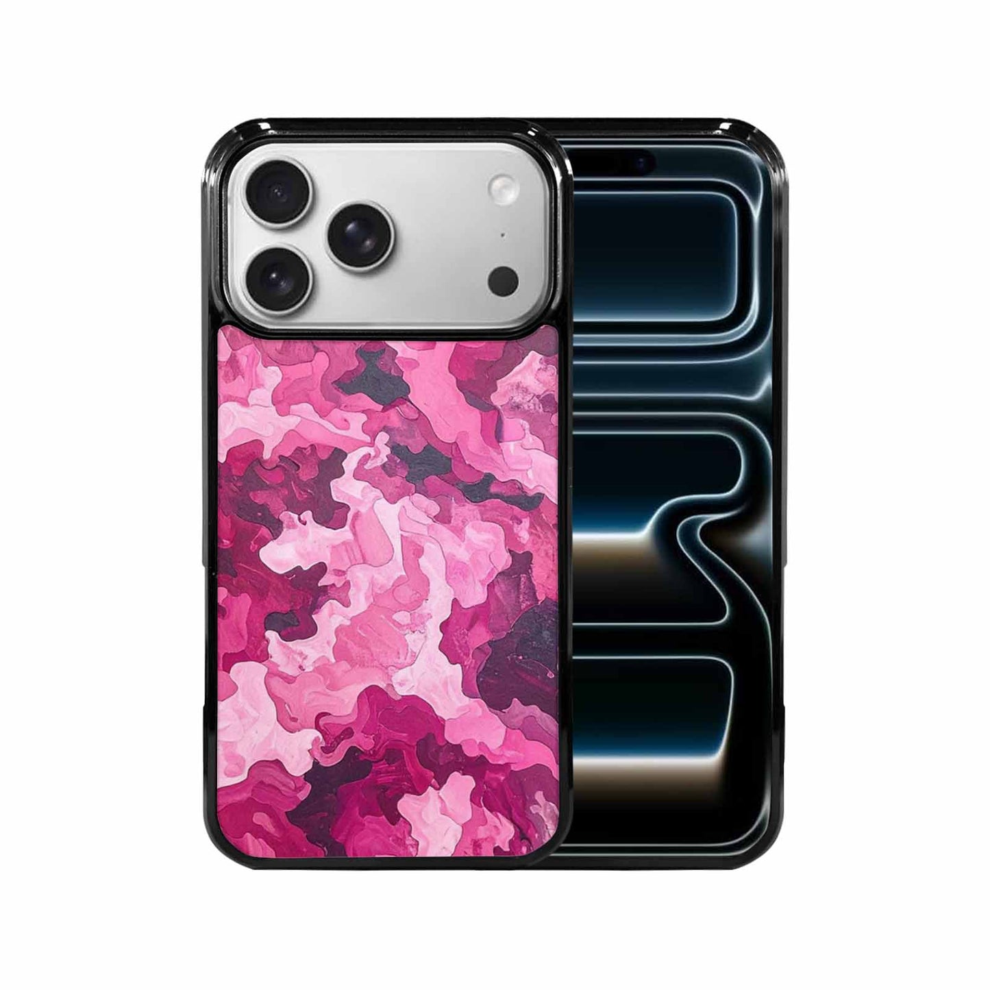 iPhone 17 Pro Max Case — Small Military Camouflage Blotch Camo, Personalized Phone Case