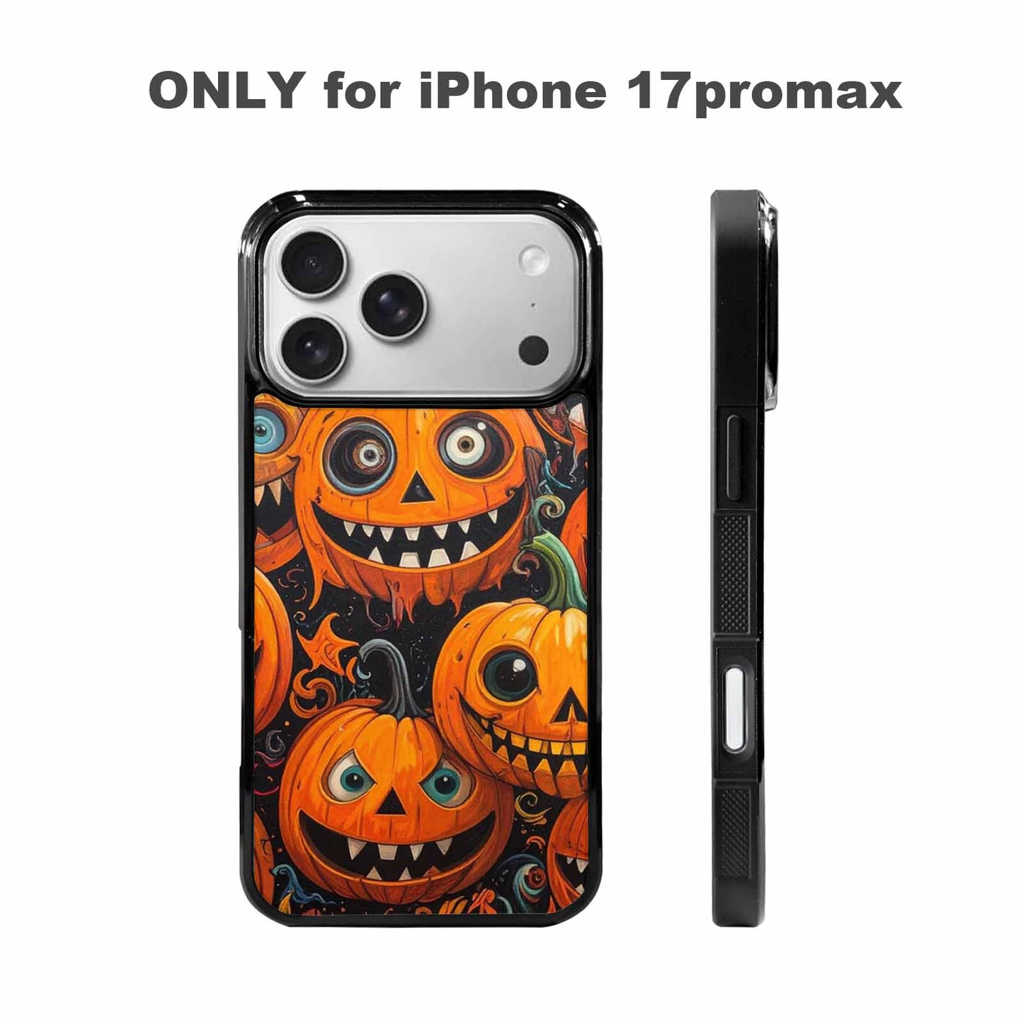 iPhone 17 Pro Max Case — Cartoon Pumpkin Monster Cartoon Cute, Unique Phone Case Design