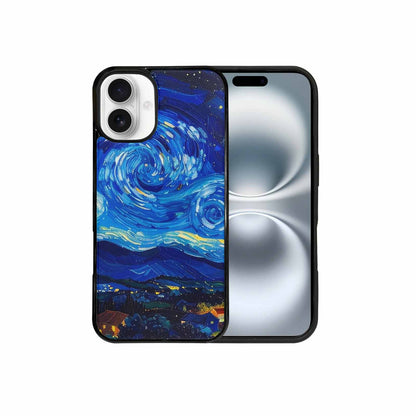 iPhone 16 Plus Case — Starry Night Van Gogh Paint Art, Customized Protective Case