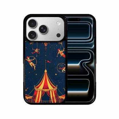 iPhone 17 Pro Case — Vintage Circus Art Pattern Retro Vintage, Personalized Phone Case
