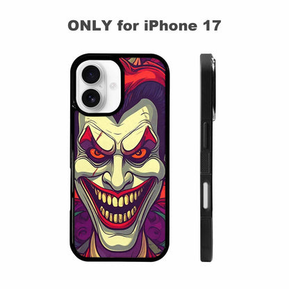 iPhone 17 Case — Evil Circus Heads Faces Cartoon Cute, Customized Protective Case
