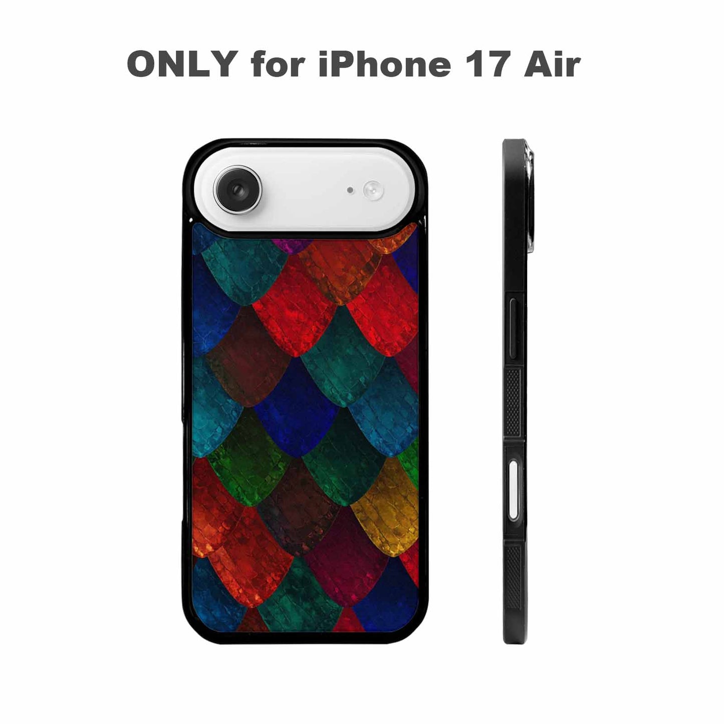iPhone 17 Air Case — Snake Print Dark Seamless Pattern Animal, Unique Phone Case Design