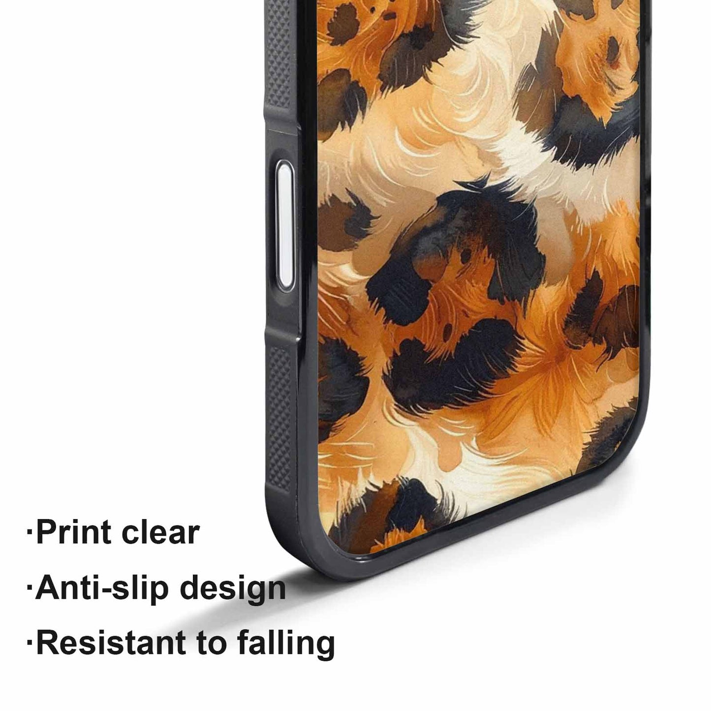 iPhone 17 Pro Max Case — Leopard Soft Airbrush Gradient Animal Print, Customized Protective Case
