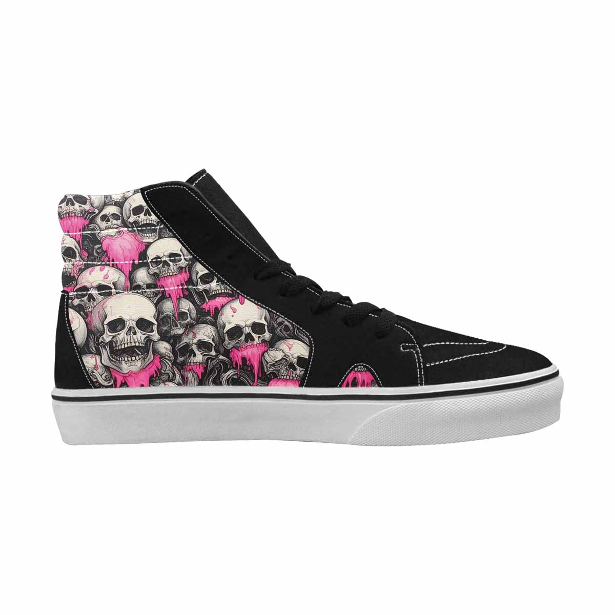 MEN'S Rainbow From Skull S High Top Canvas Dark Academia Sneakers
