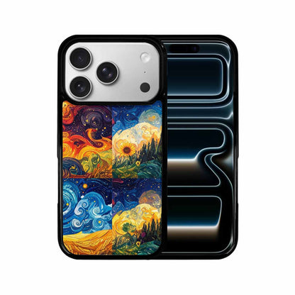 iPhone 17 Pro Case — Small Van Gogh Style Swirl Galaxy, Custom Made Phone Cover
