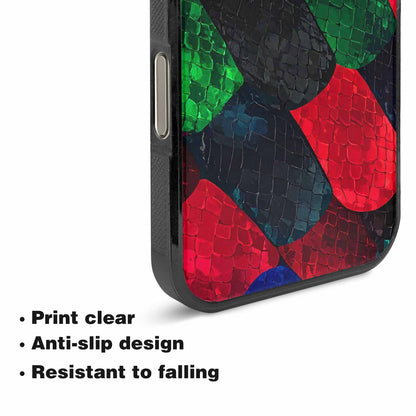 iPhone 16 Pro Max Case — Dark Snake Print, Personalized Phone Case