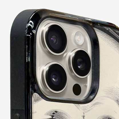 iPhone 16 Pro Max Case — 20 Skulls Overlapping Seamless Tileable Pattern, Custom Print Case Cover