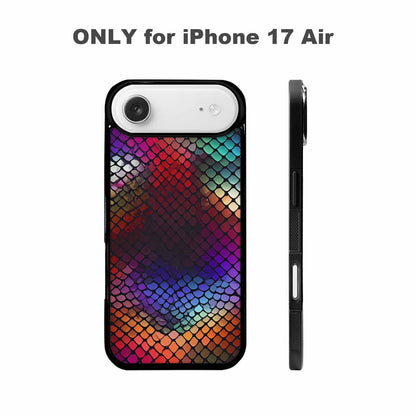 iPhone 17 Air Case — Snake Print Dark Seamless Pattern Animal, Custom Printed Phone Case