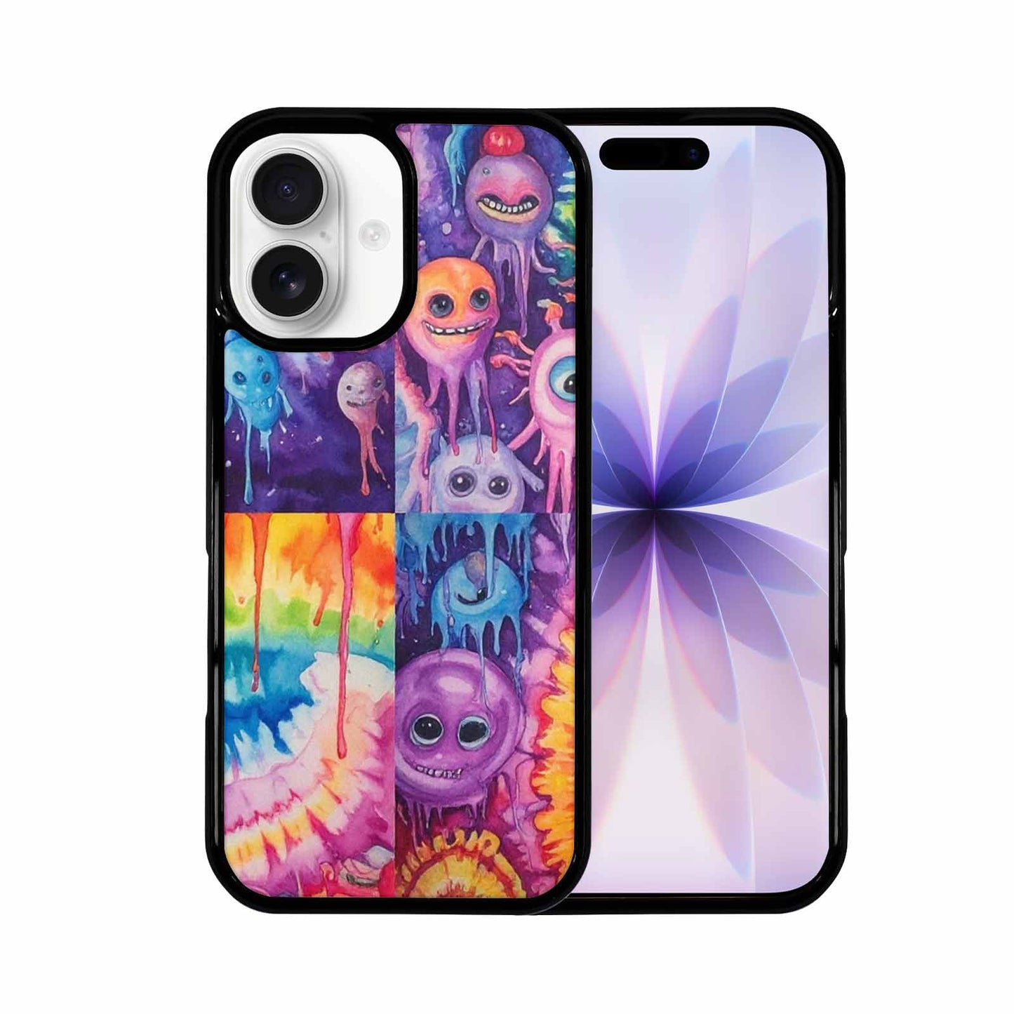 iPhone 17 Case — Aliens Tie Dyemelting Aliens Tie Dye, Custom Printed Phone Case