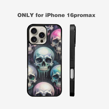 iPhone 16 Pro Max Case — Dark Black And White Color Tone, Personalized Phone Case