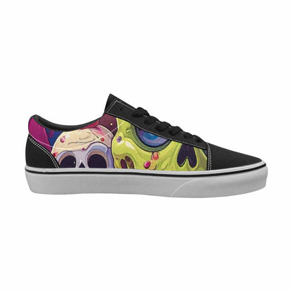 WOMEN'S Ice Cream Monsters  Lace-Up Canvas Cottagecore Sneakers