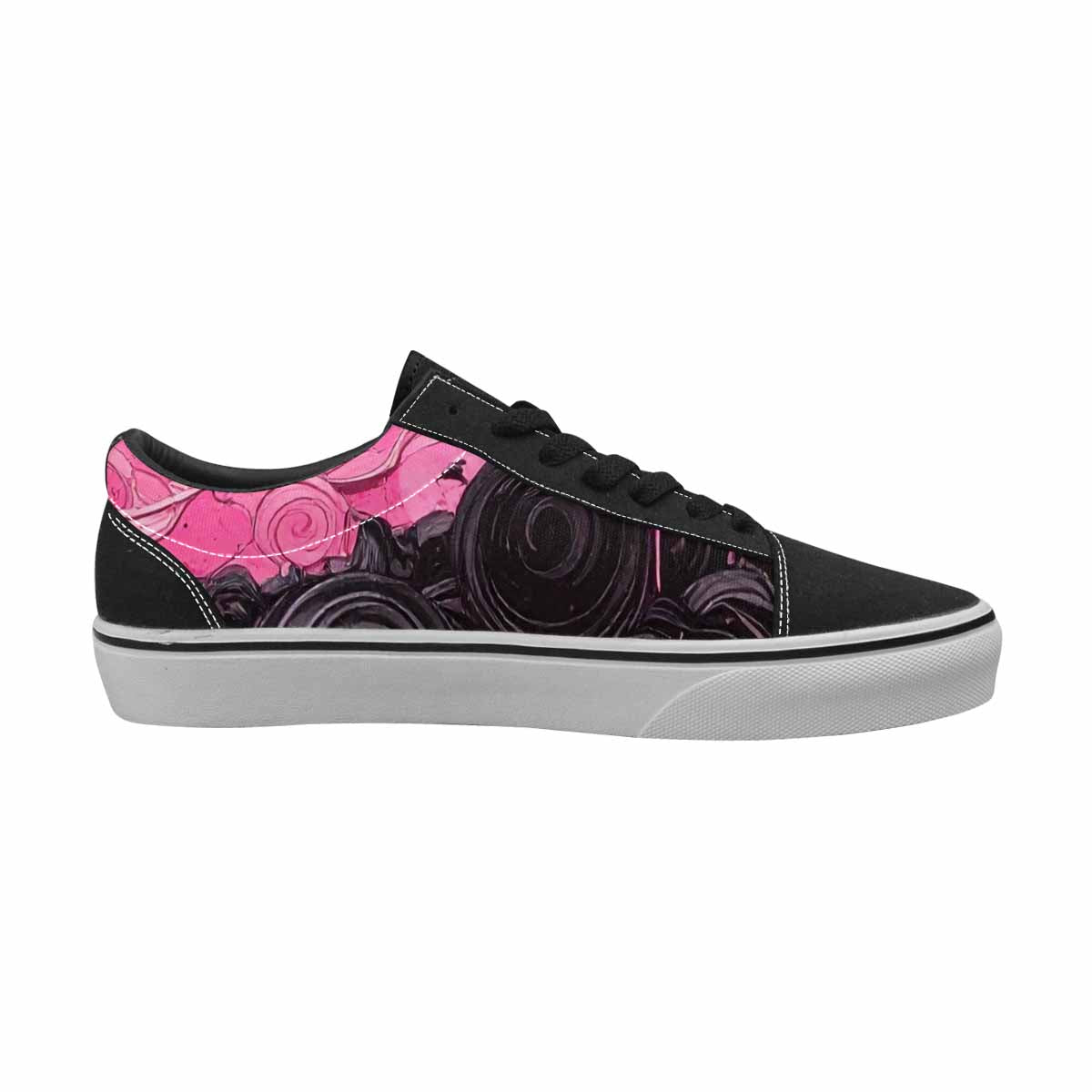 WOMEN'S Van Gogh Swirl Lace-Up Canvas Kaleidoscope Sneakers