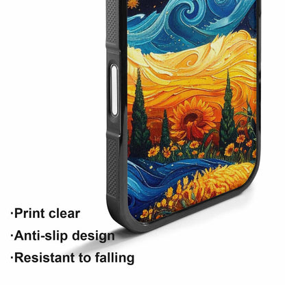 iPhone 17 Case — Small Van Gogh Style Galaxy Space, Custom Art Phone Cover