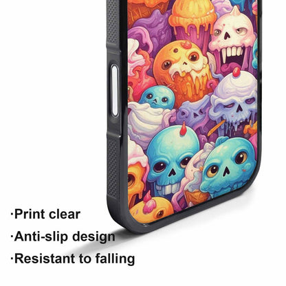 iPhone 17 Pro Case — Ice Cream Monsters Skullsmelti Urn Gothic, Personalized Phone Case