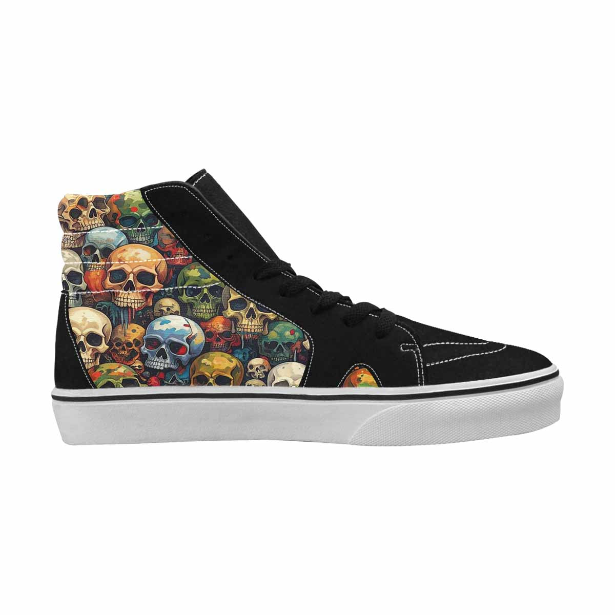 MEN'S Skulls High Top Canvas Surreal Shoes