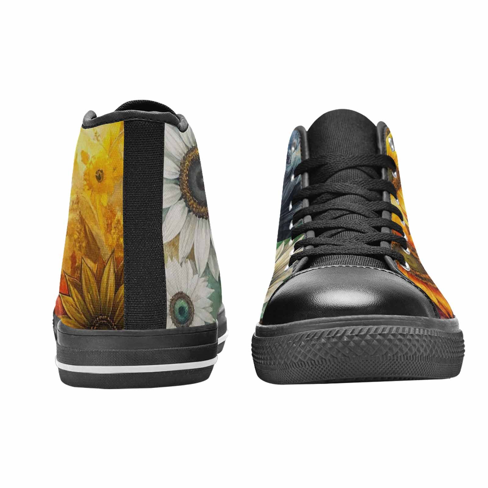 MEN'S Blend Melt Them High Top Canvas Vibrant Chaos Custom Sneakers