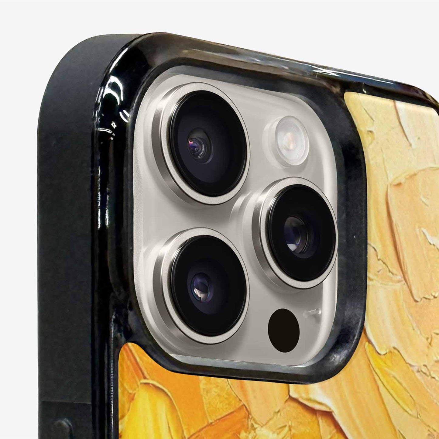 iPhone 16 Pro Max Case — Impressionist Sunflower Brushstroke Pattern Hundreds Of, Personalized Phone Case