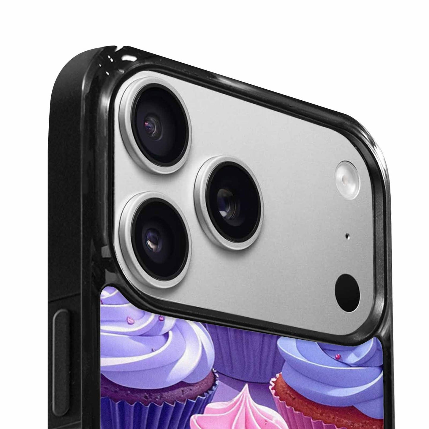 iPhone 17 Pro Max Case — Chrome Retro Cupcake Retro Vintage, Personalized Phone Case