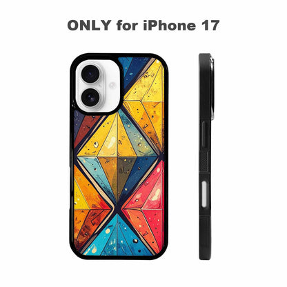 iPhone 17 Case — Vintage Summer Diamond Retro Vintage, Custom Art Phone Cover