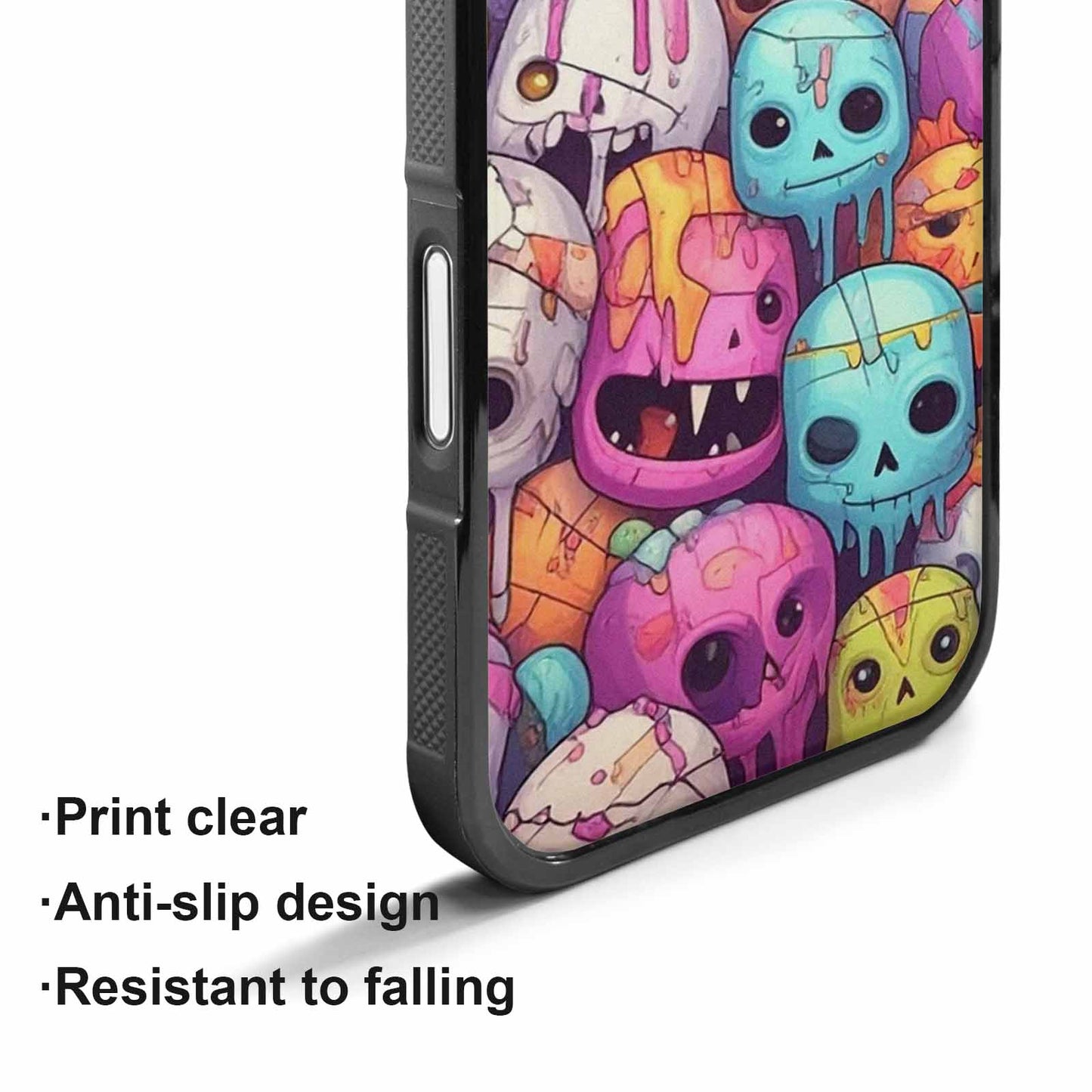 iPhone 17 Case — Pastel Gore Character Pattern Original Art, Customized Protective Case