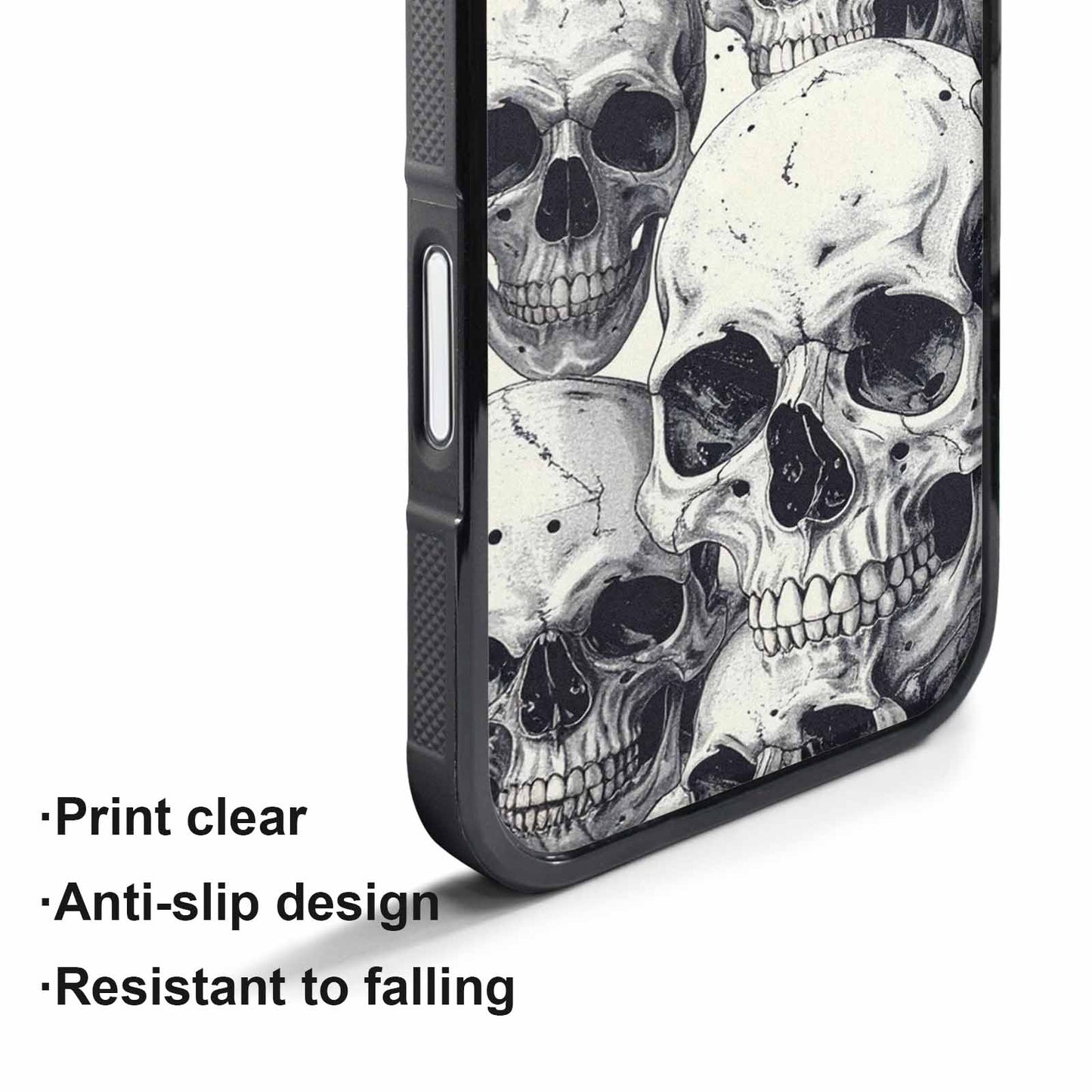 iPhone 17 Pro Max Case — Skull Dark Art Gothic Print Gothic, Custom Phone Case
