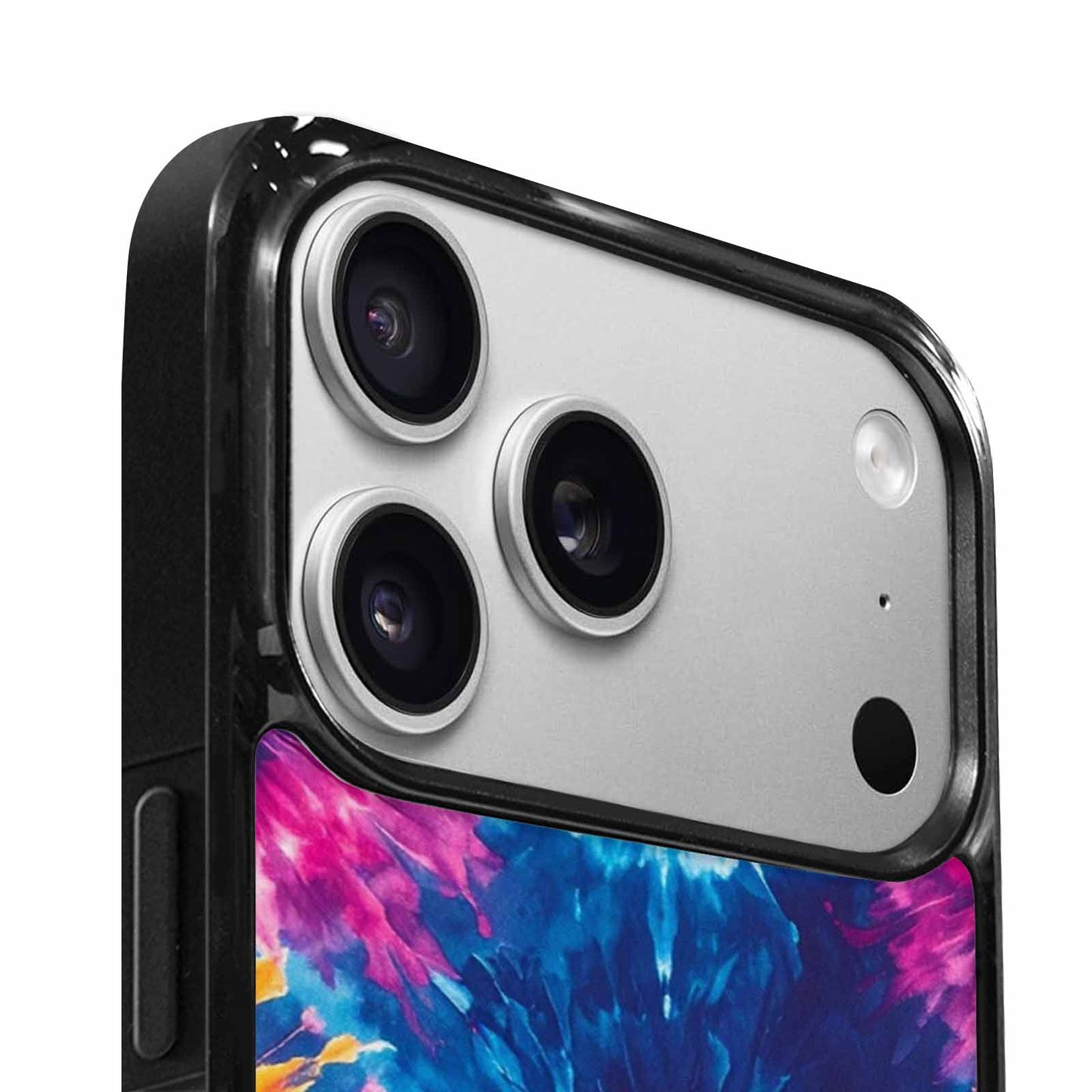 iPhone 17 Pro Case — Small Tie Dye Swirl Pattern Tie, Customized Protective Case