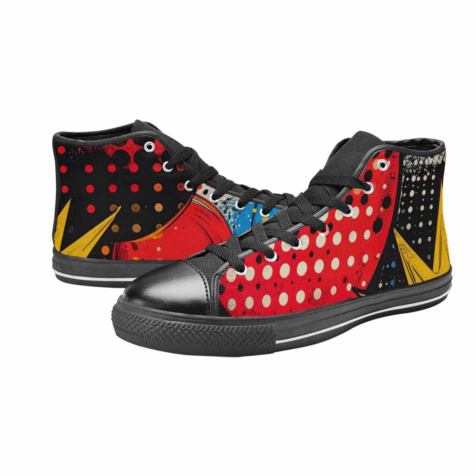 MEN'S Comic Book Halftone High Top Canvas Aesthetic Shoes