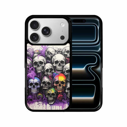 iPhone 17 Pro Case — Black Purple Ink Rainbow From Gothic, Custom Made Phone Cover