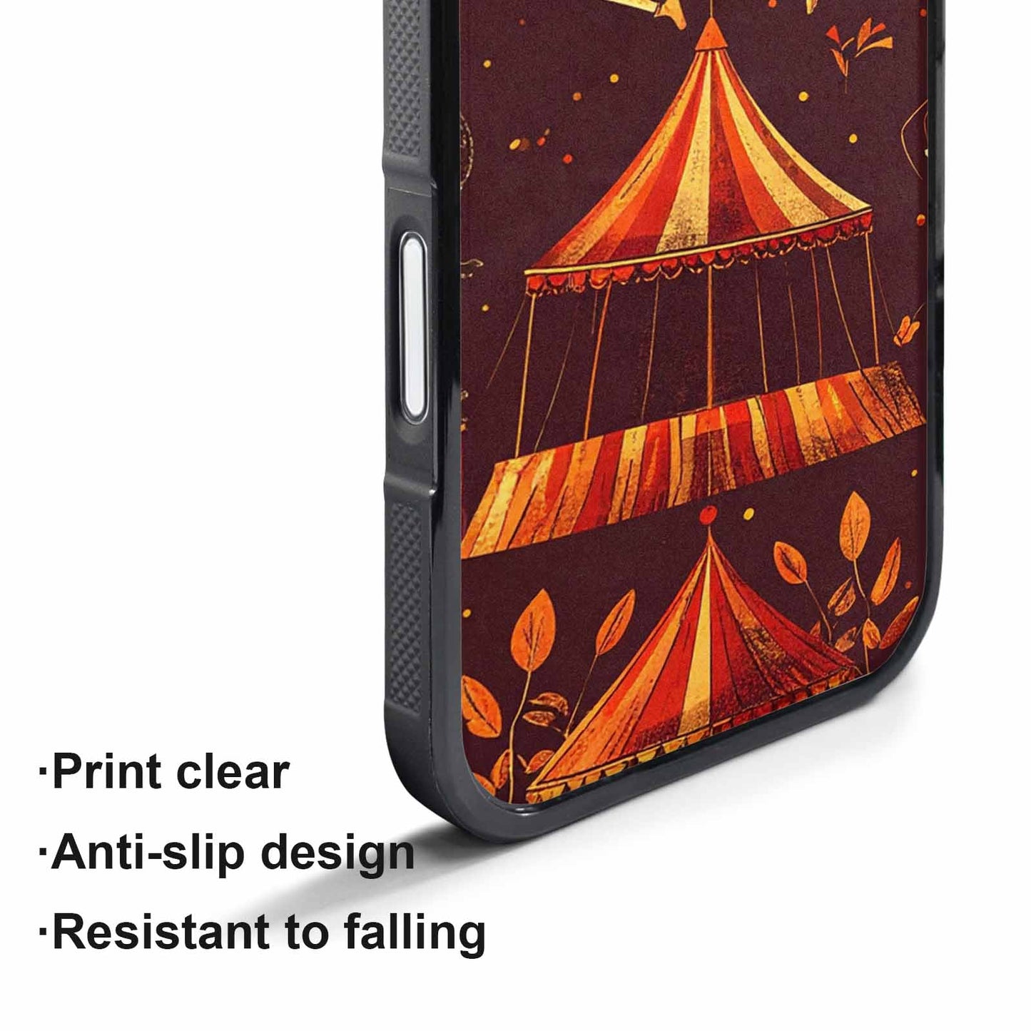 iPhone 17 Air Case — Vintage Circus Art Pattern Retro Vintage, Custom Made Phone Cover