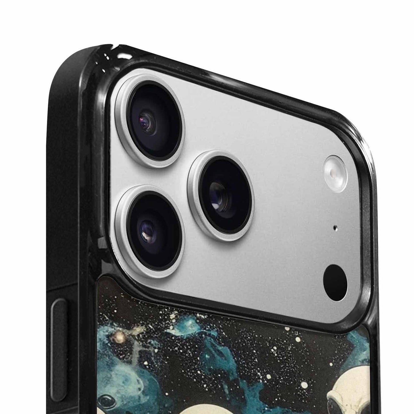iPhone 17 Pro Max Case — Melting Aliens Pattern Alien Scifi, Custom Designed Case Cover