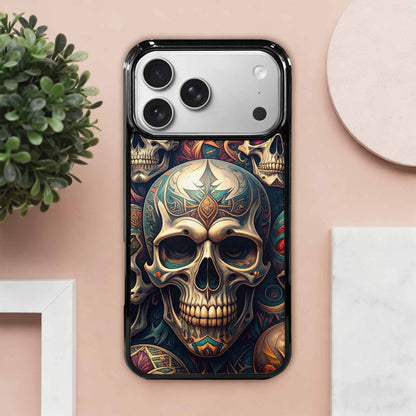 iPhone 17 Pro Max Case — Skull Dark Art Gothic Print Gothic, Custom Phone Case