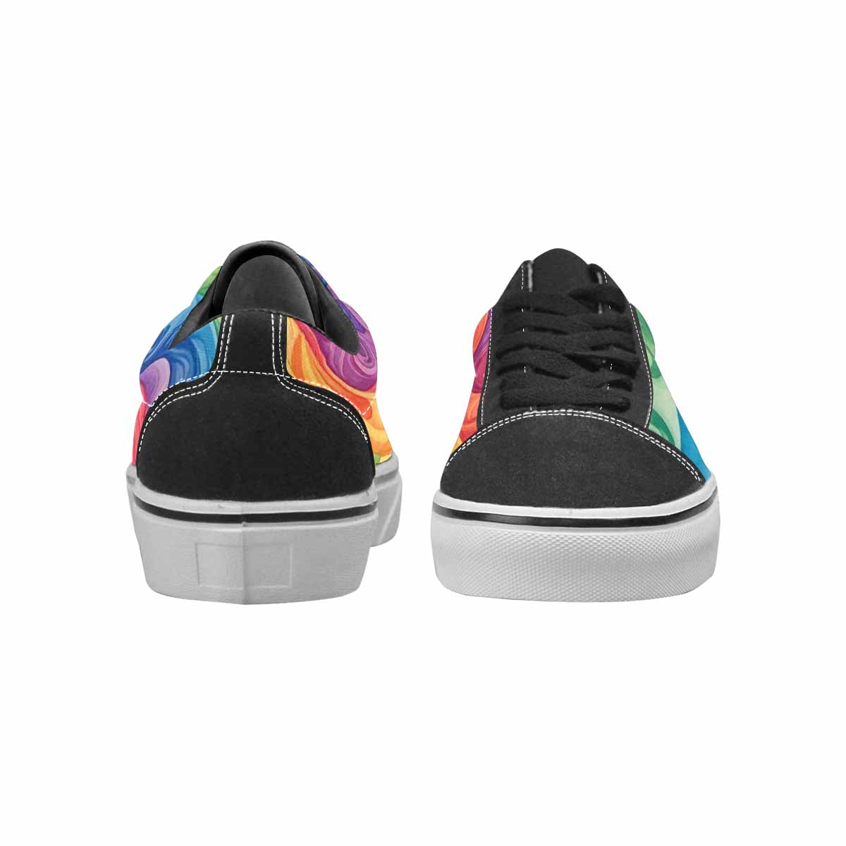 WOMEN'S Tie Dye Swirls Tie Lace-Up Canvas Dreamcore Shoes
