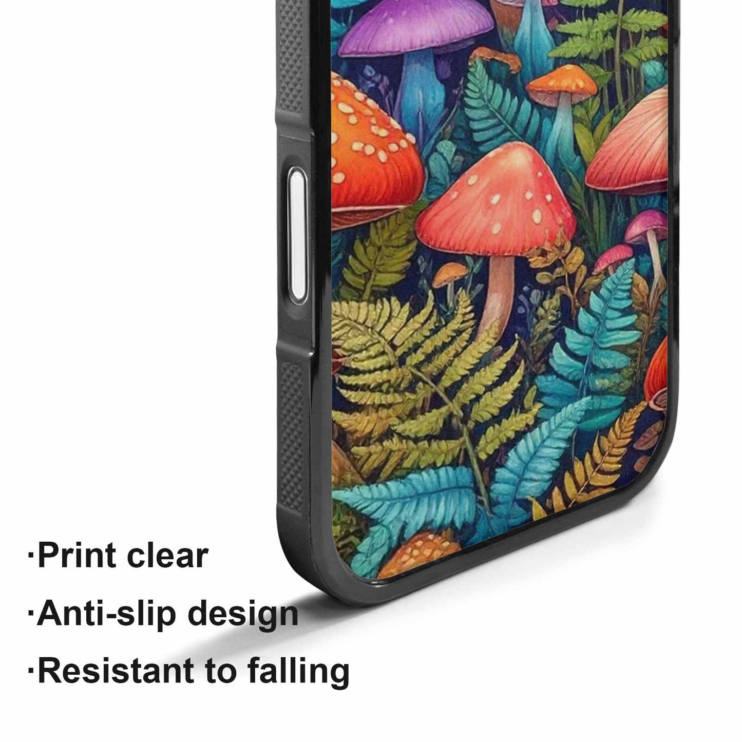 iPhone 17 Case — Mushrooms Botanicalmushrooms P Y2v Floral, Personalized Phone Case