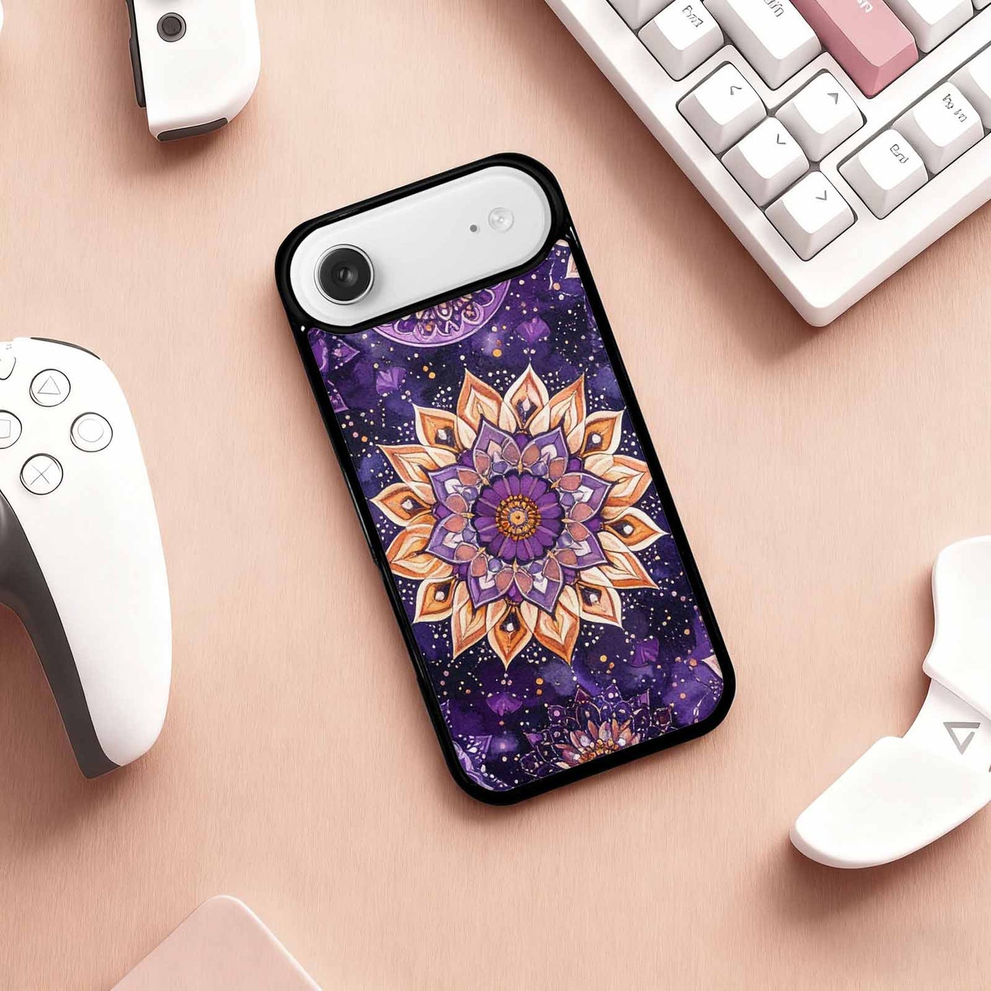 iPhone 17 Air Case — Small Mandala Pattern Randomly Varying Floral, Custom Phone Case