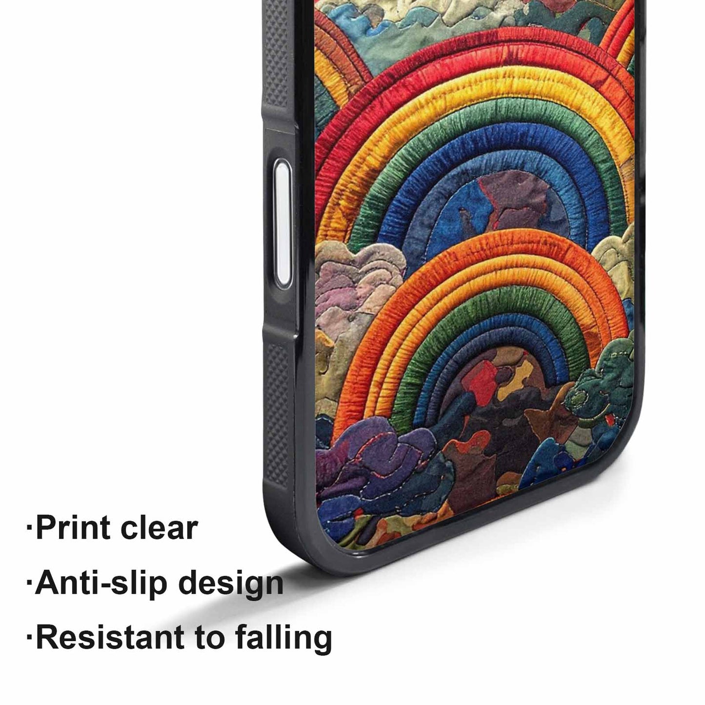 iPhone 17 Pro Max Case — Vivid Camo Rainbow Camo, Personalized Phone Case